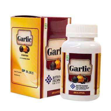 Garlic Herbal Kesehatan Ekstrak Bawang Isi 100 Kapsul 4