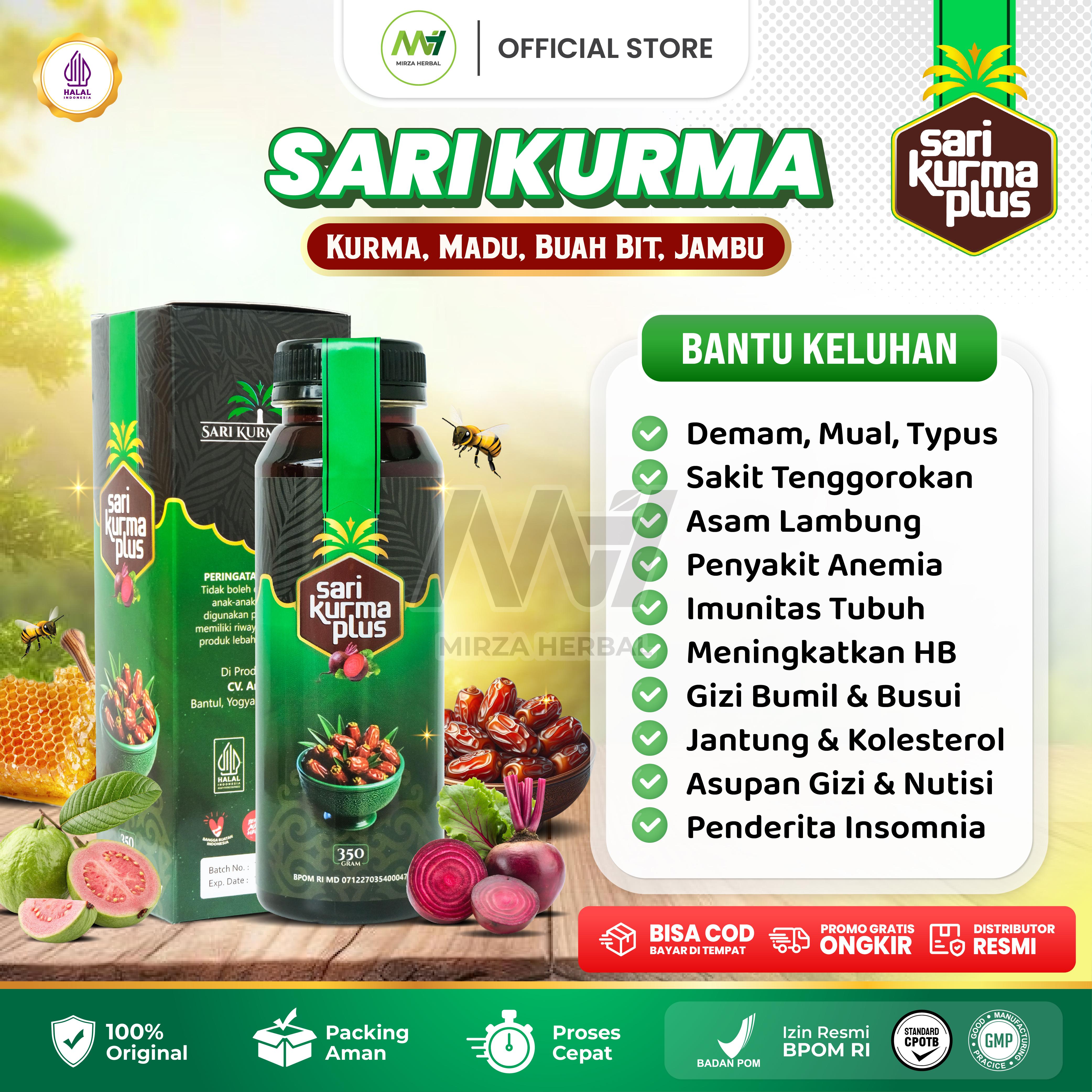 sari kurma plus BPOM HALAL 7